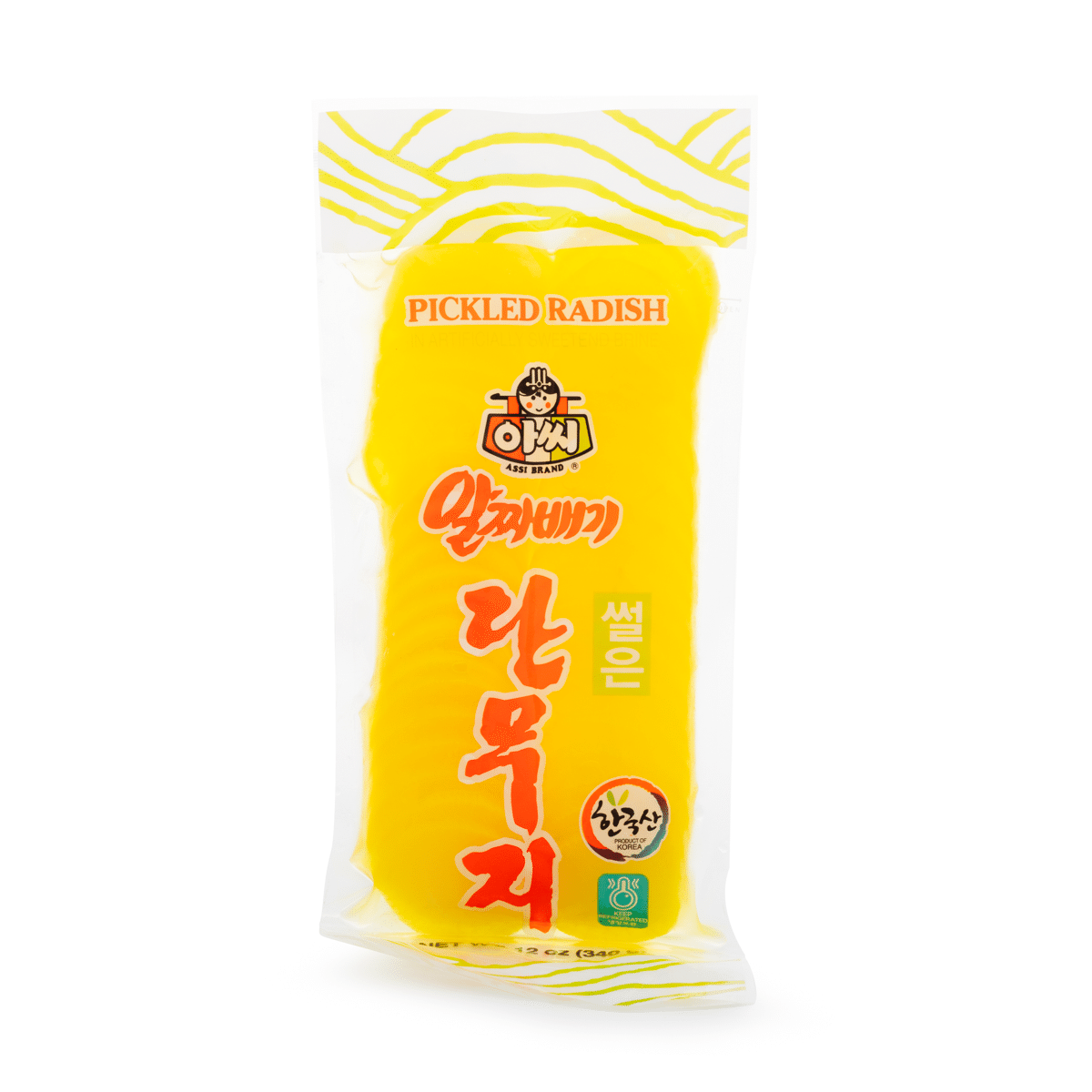 ASSI Sliced Pickled Radish 12 oz