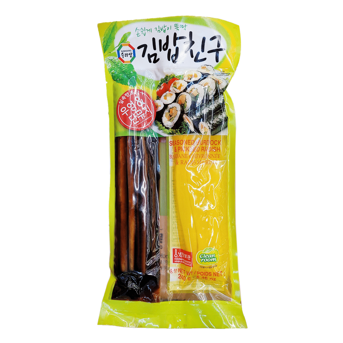 수라상 김밥친구 우엉 & 단무지 8.46 온스