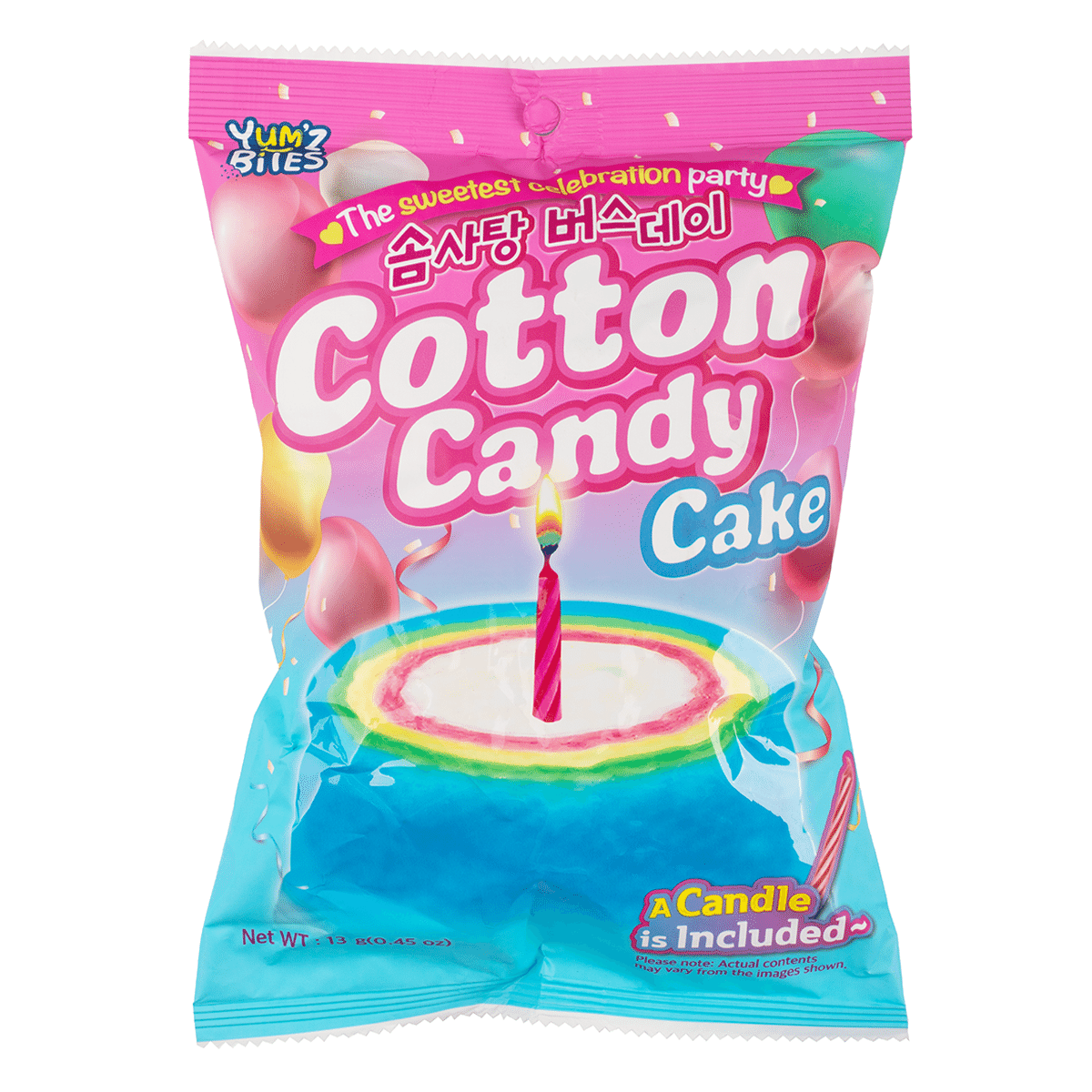 Cotton Candy with Candle 13 g