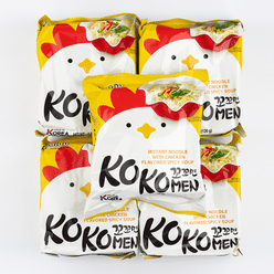 Paldo Koko Men Instant Noodle with Chicken Flavor Spicy Soup 120g*5 600 g