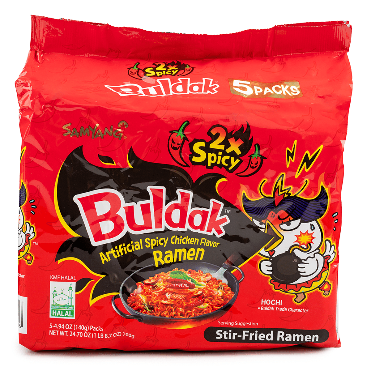 Mì Ramen Gà Samyang, Siêu Cay 24.7 oz