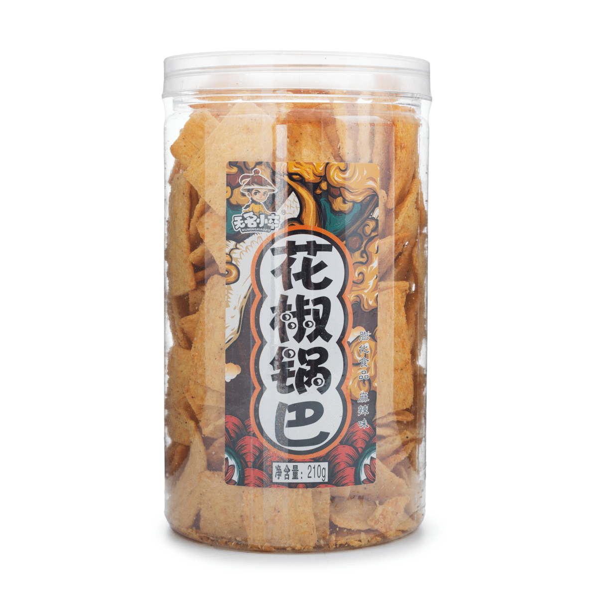 WuMingXiaoZu 사천후추 쌀과자 매운맛 210 그램