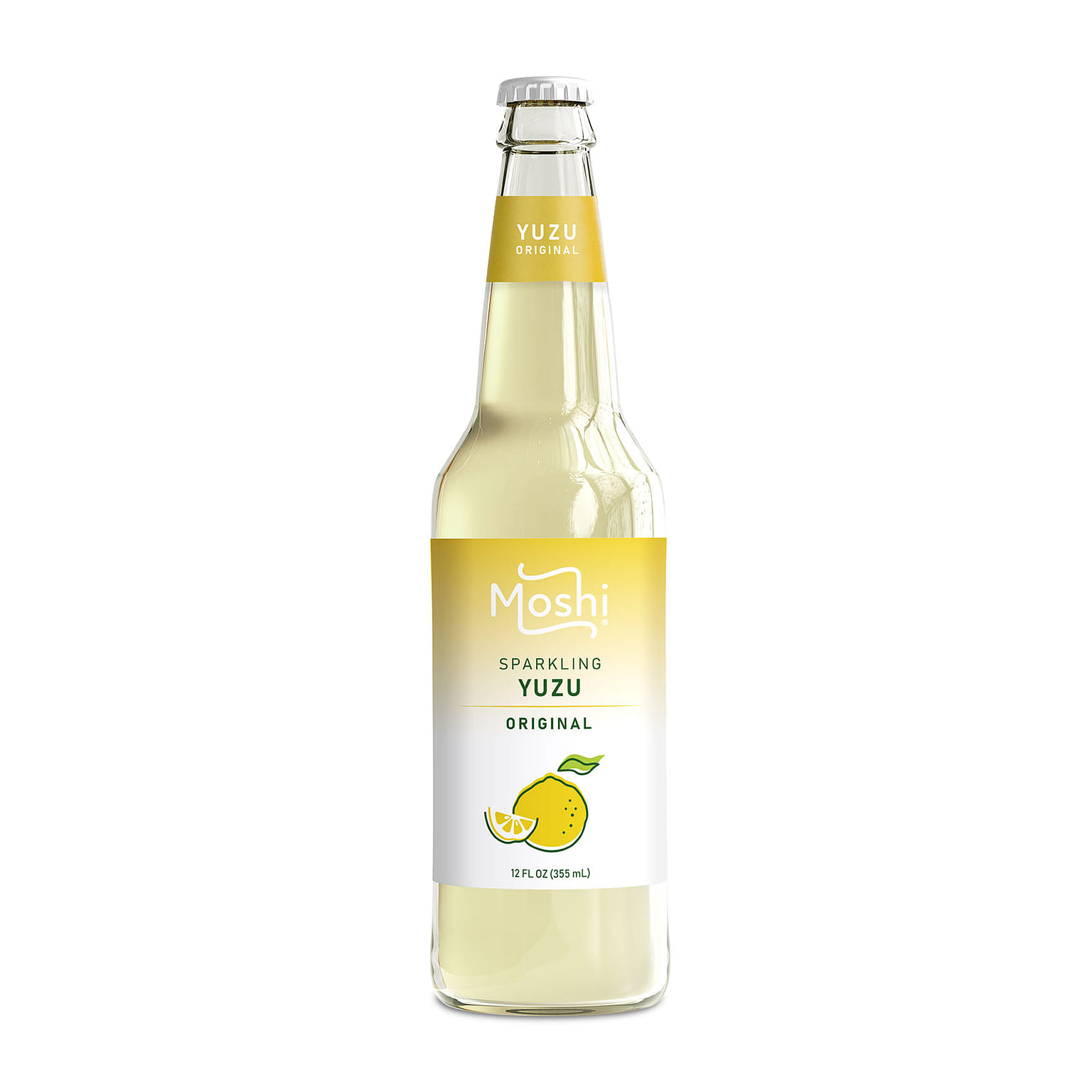 Moshi ゆず泡ドリンク 12 fl.oz*12 パック