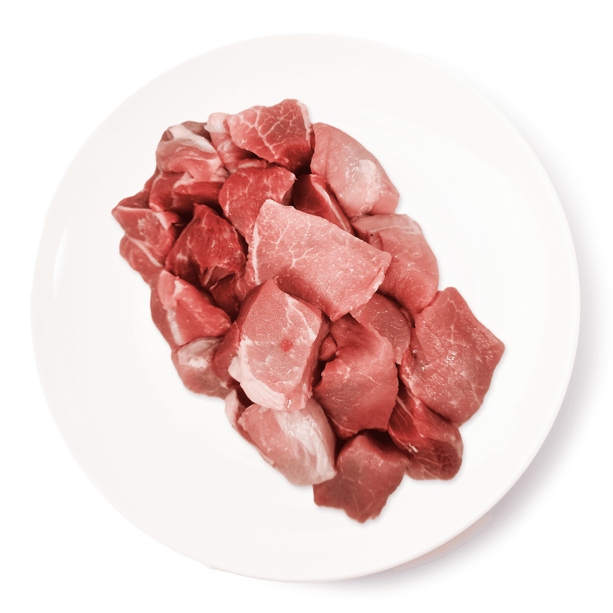 Pork Stew Meat (from Ham Leg), Frozen 2 lb