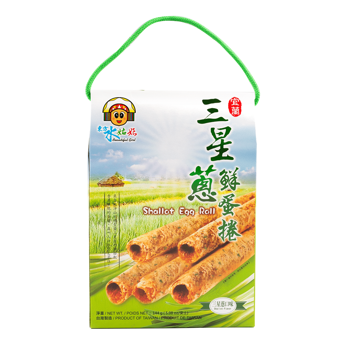 B/GIRL EGG ROLL SHALLOT FLAVOR 144 g*12 pack