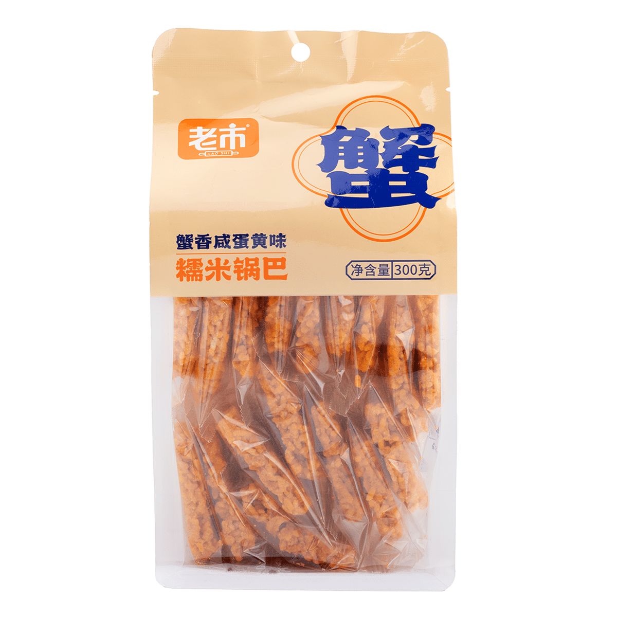 LS STICKY RICE CRACKER(CRAB FRAGRANT YOLK FLAVOR) 300 g