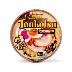 Nongshim Tonkotsu Ramen with Kuromayu Noodle Big Bowl 3.56 oz*6 pack
