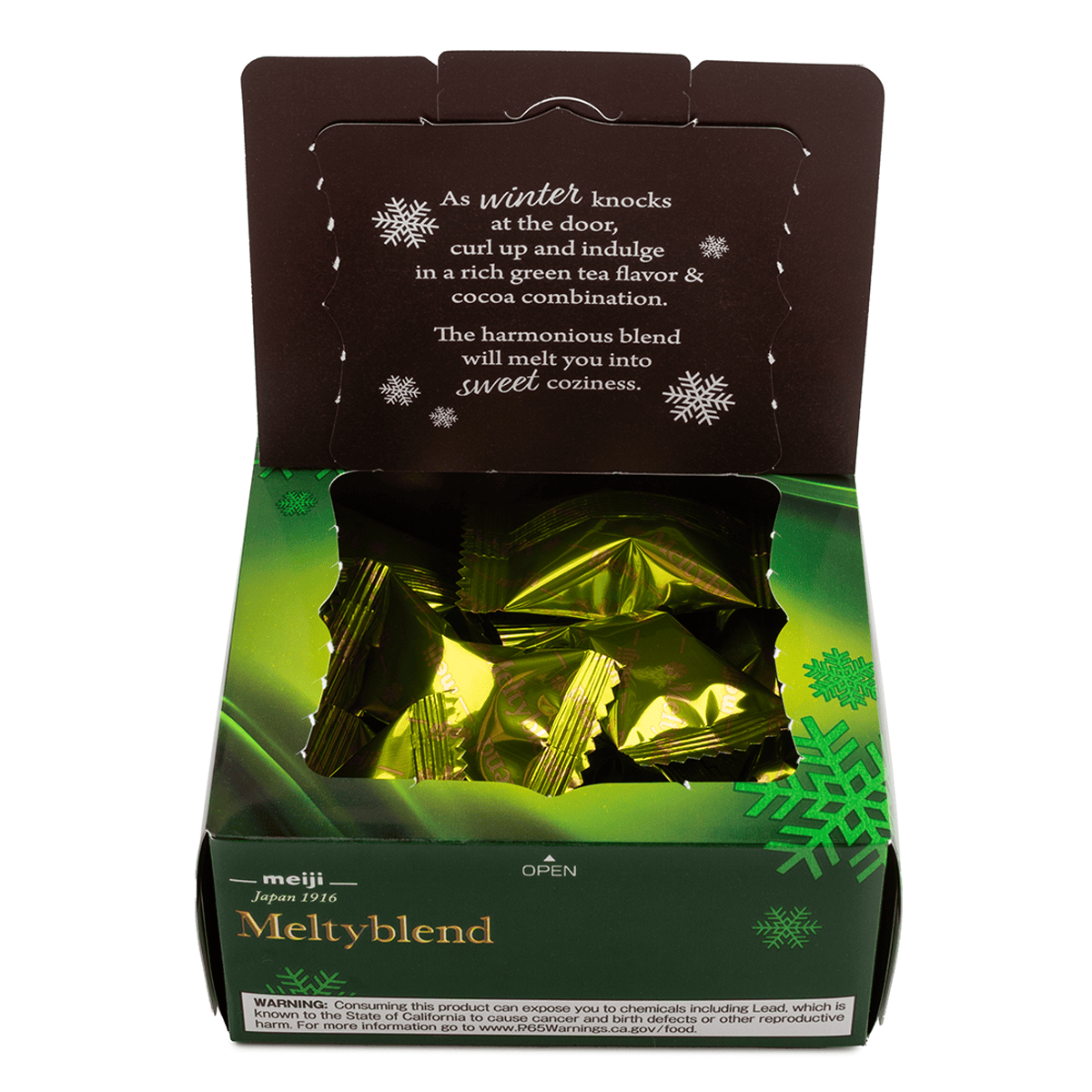 Get Meiji Meltyblend Chocolate Green Tea Flavor 2.11 oz Delivered