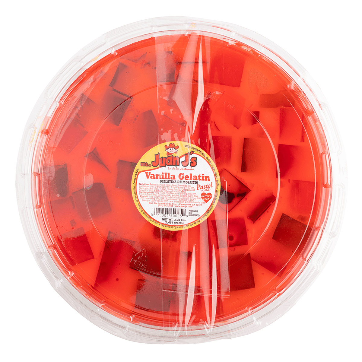 Juan J's Vanilla Gelatin 3.2 lb