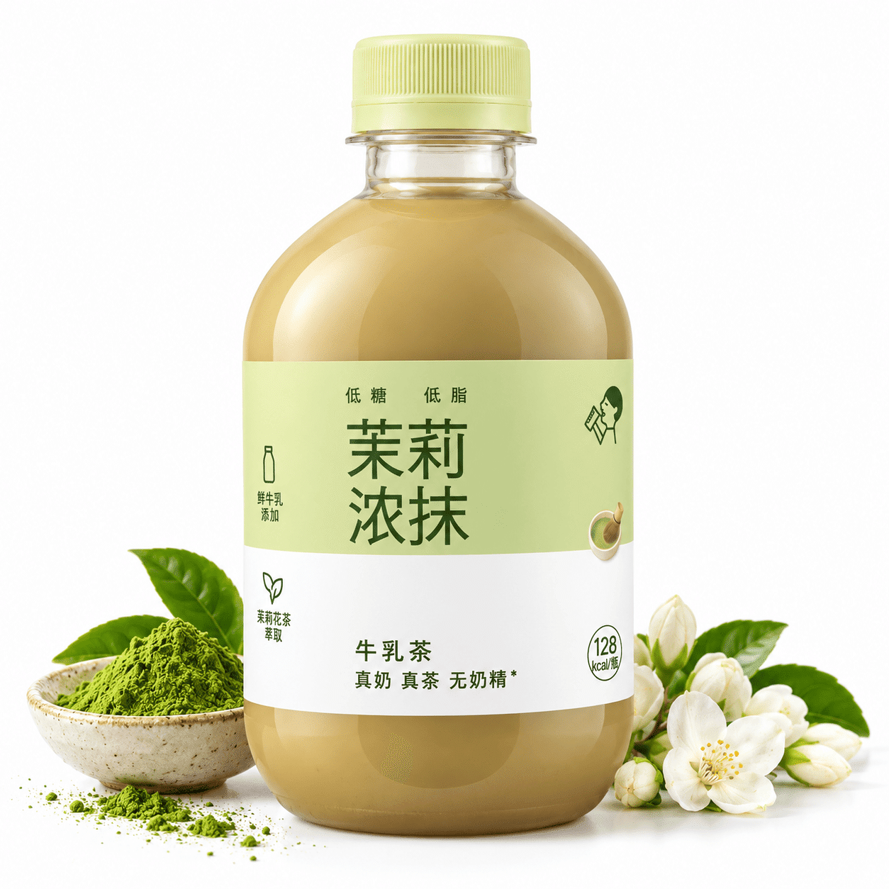 Trà Sữa Matcha Hương Lài HEYTEA 350 ml