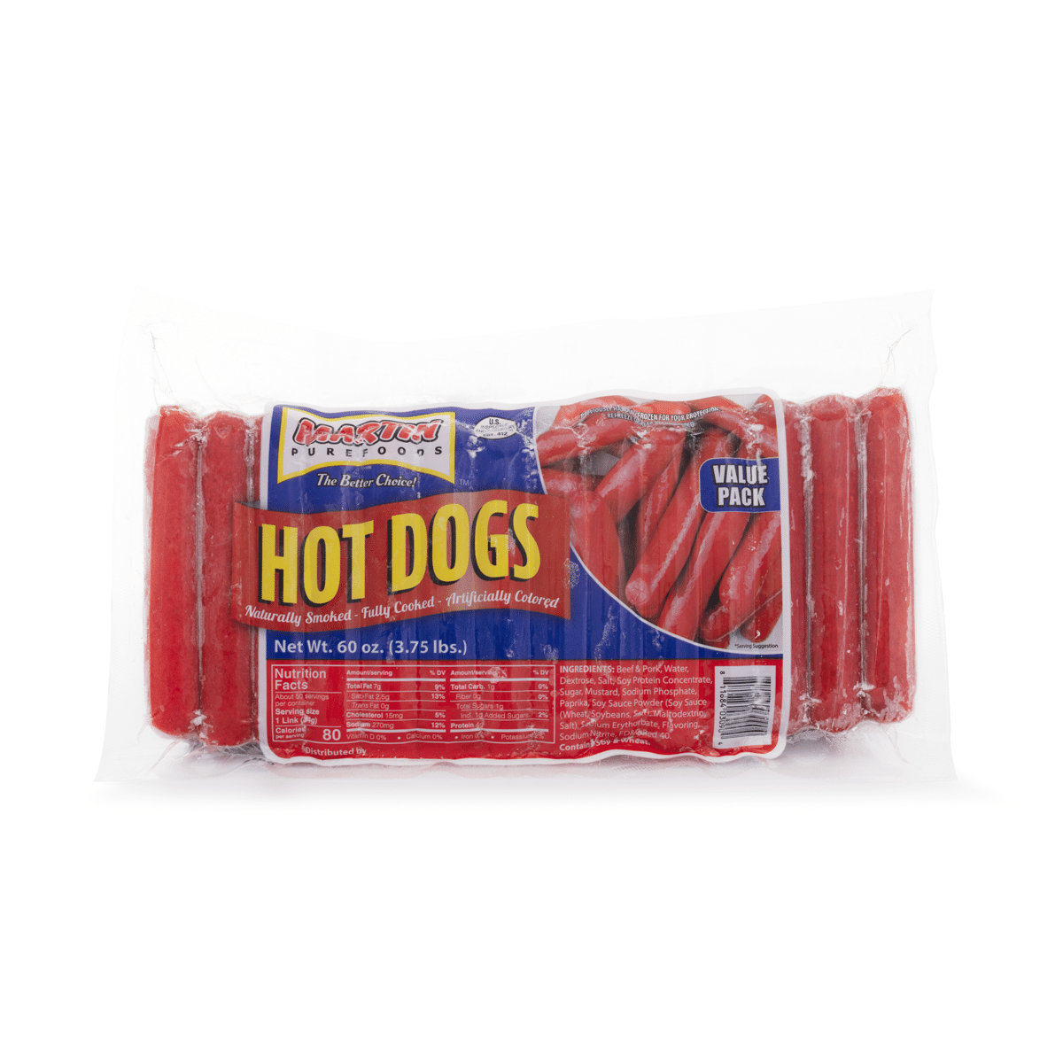 Martin Purefoods 냉동 핫도그 알뜰팩 3.75 파운드