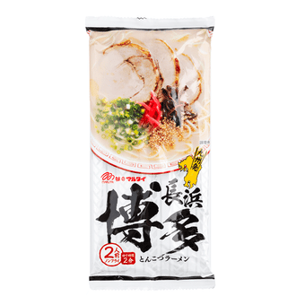 マルタイ 熊本黒マー油とんこつラーメン（2人前） 186 グラム - Weee!