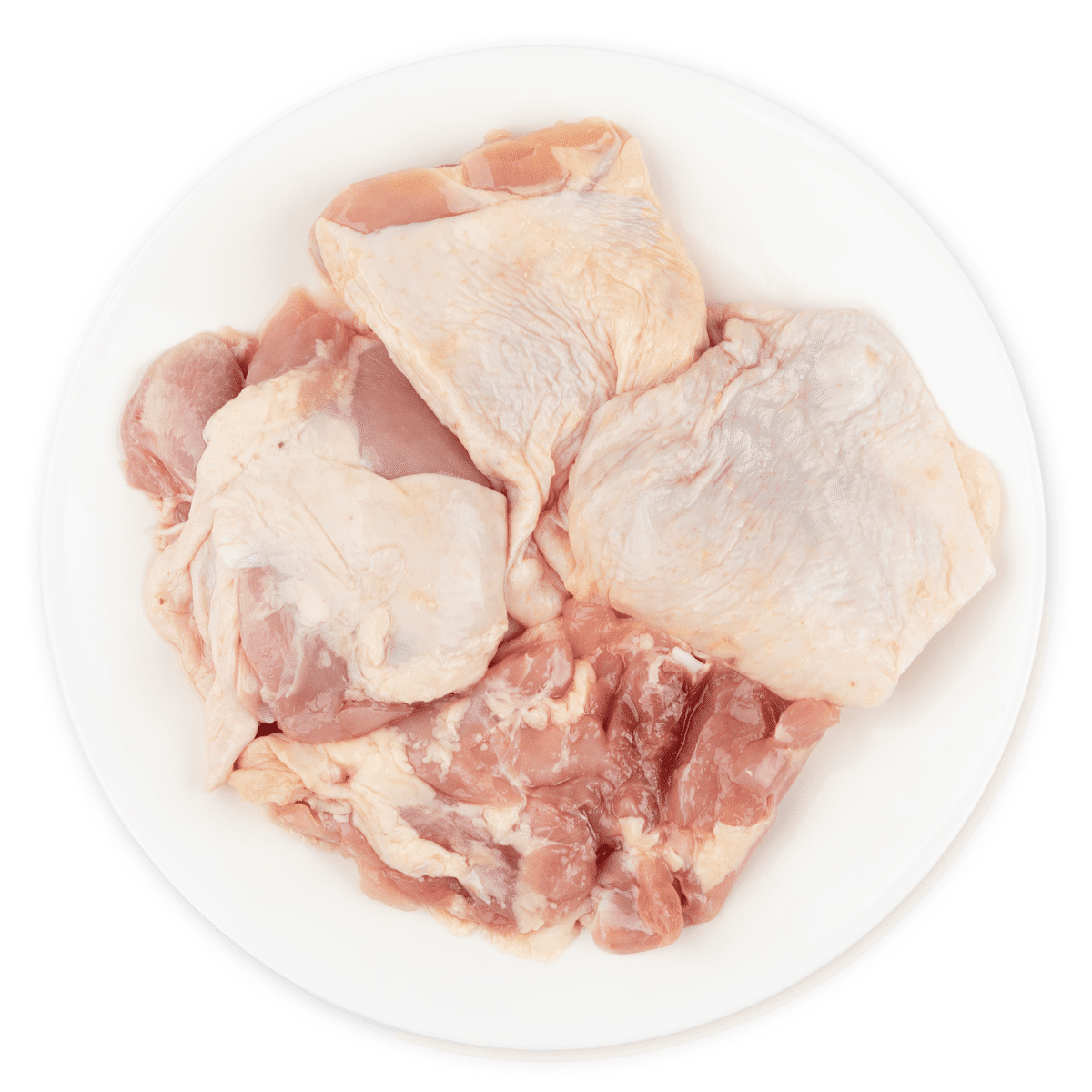 Chicken Thigh Meat Skin On， Frozen 4 libra(s)