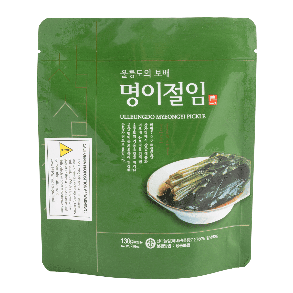 Ulleungdo Pickled Wild Garlic Leaf (Myungyi) 130 g