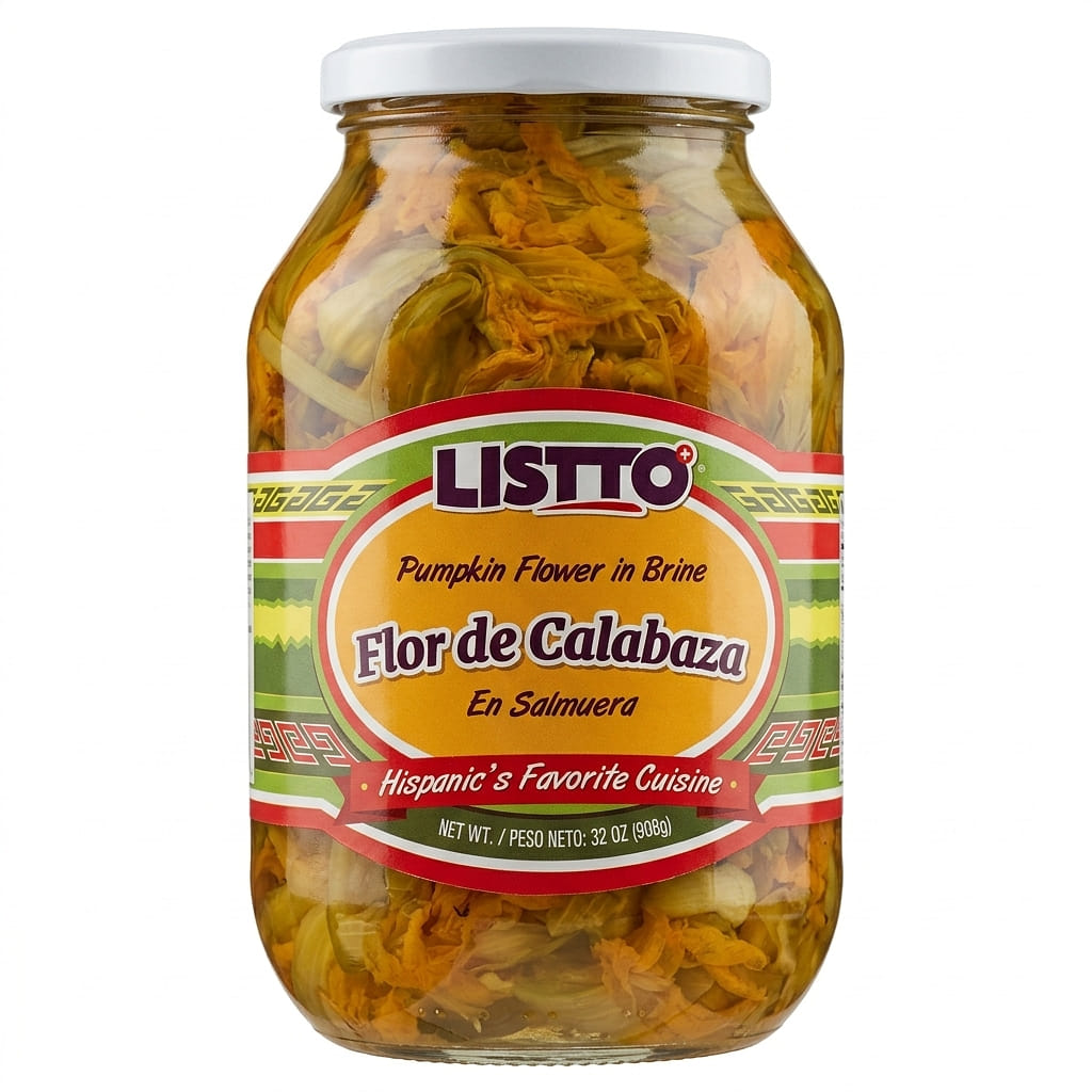 Listto Pumpkin Flower in Brine 32 oz