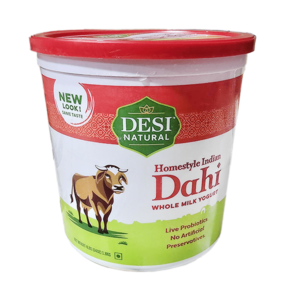 Iogurte de Leite Integral Dahi Desi Fresh Foods 4 lb