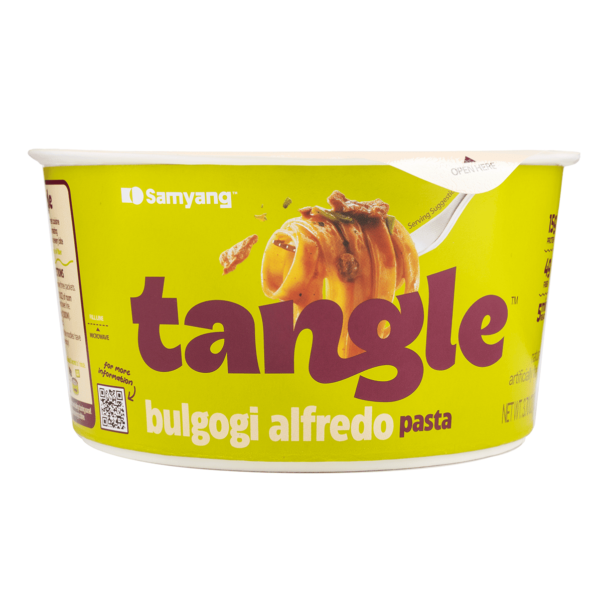 Pasta Samyang Tangle con sabor a Bulgogi Alfredo 105 gramo(s)