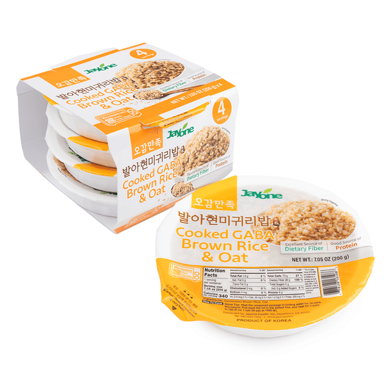 weee_instant_JAYONE Cooked GABA Brown Rice & Oat 200 g*4 pack