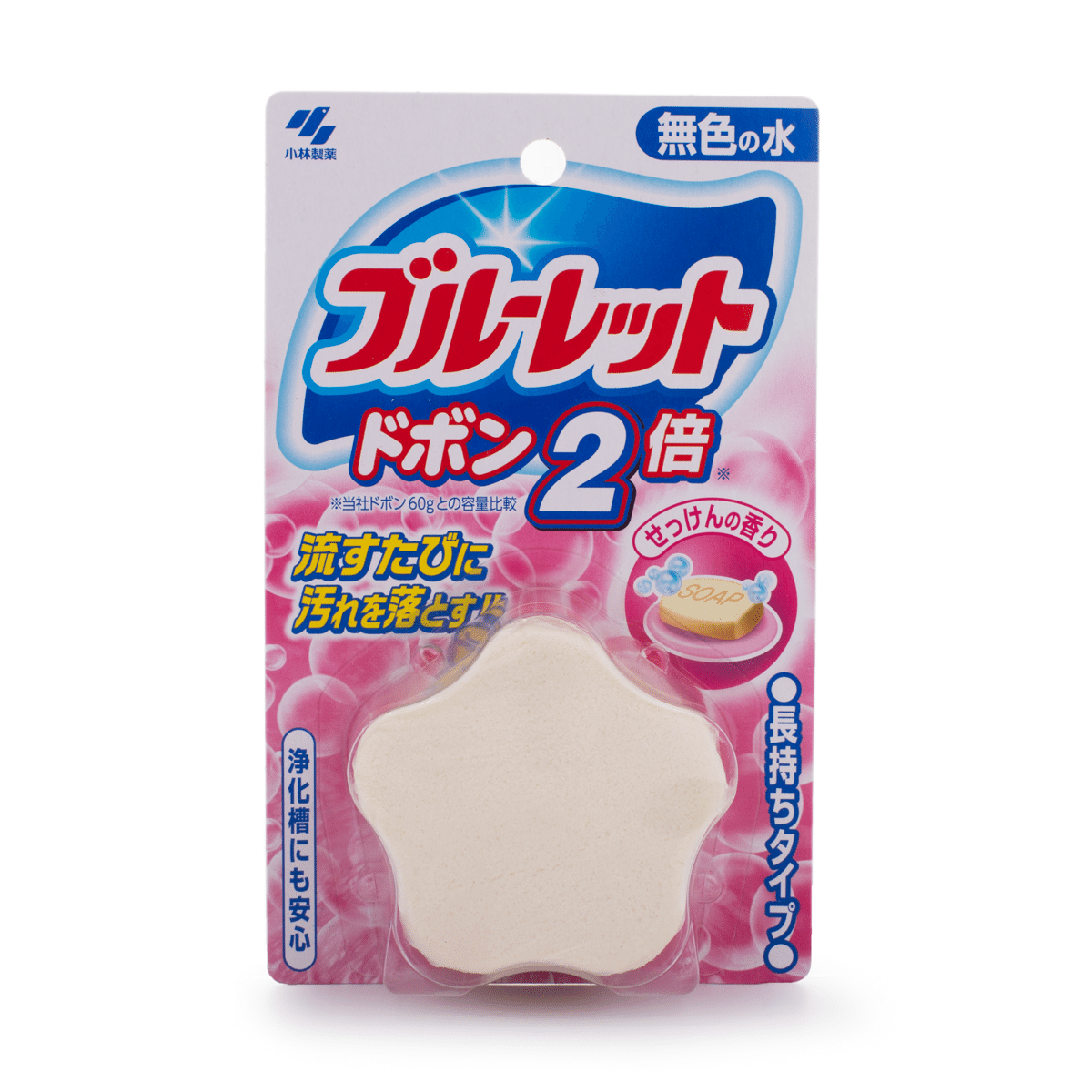 Kobayashi ผลิตภัณฑ์ทำความสะอาดถังน้ำชักโครก กลิ่นสบู่หอม 1 ส่วน