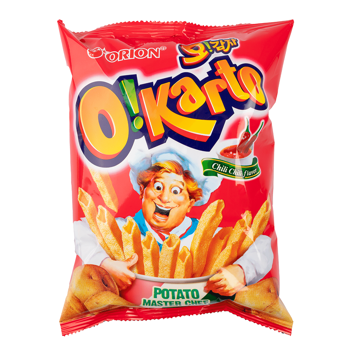 Orion โอ!คาร์โต้ มันฝรั่งทอดกรอบรสชิลลี่ชิลลี่ 50 กรัม