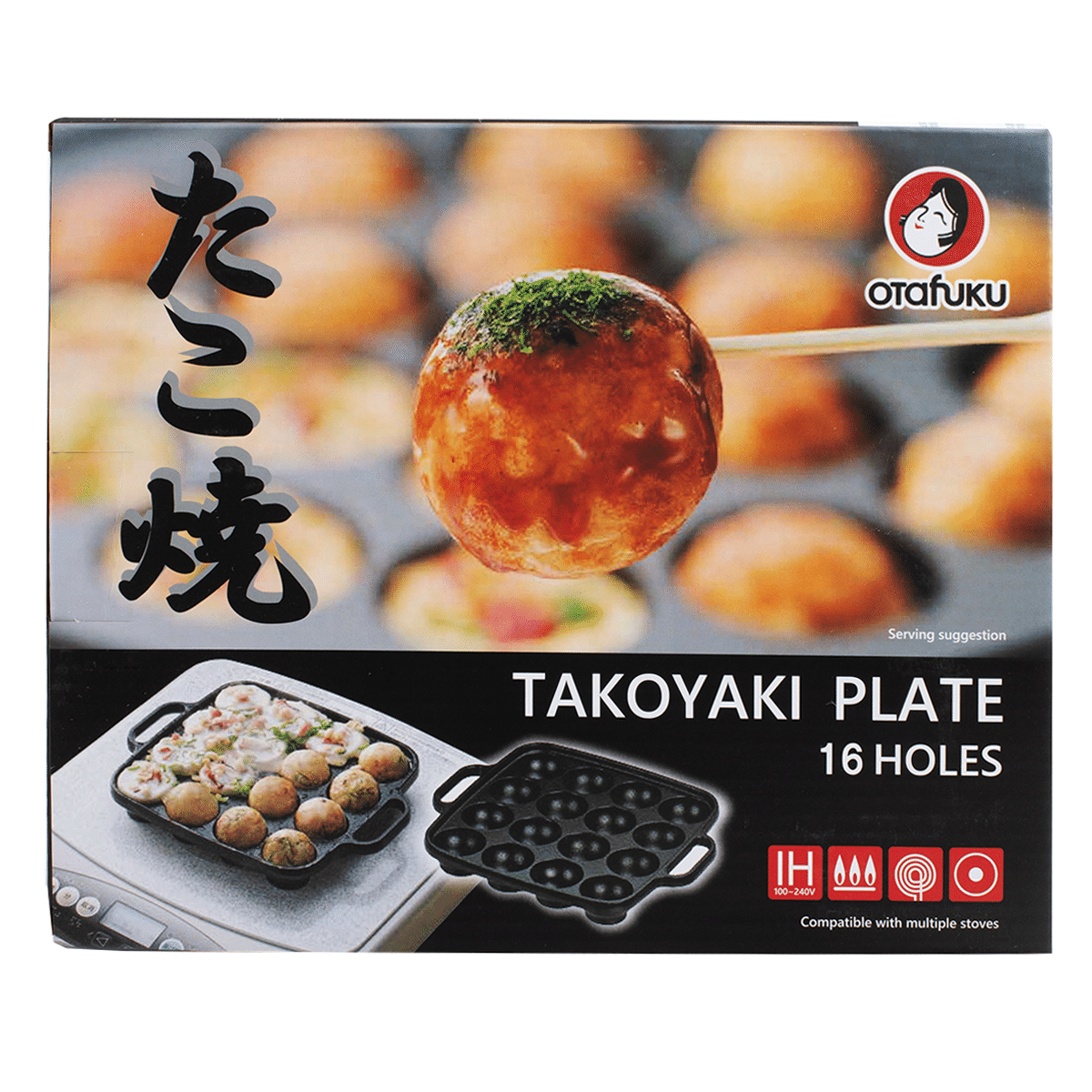TAKOYAKI COOKING PAN PLATE 16 HOLES 1-10 each