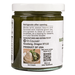 Kuze Fuku & Sons 말차버터 스프레드 7.6 온스