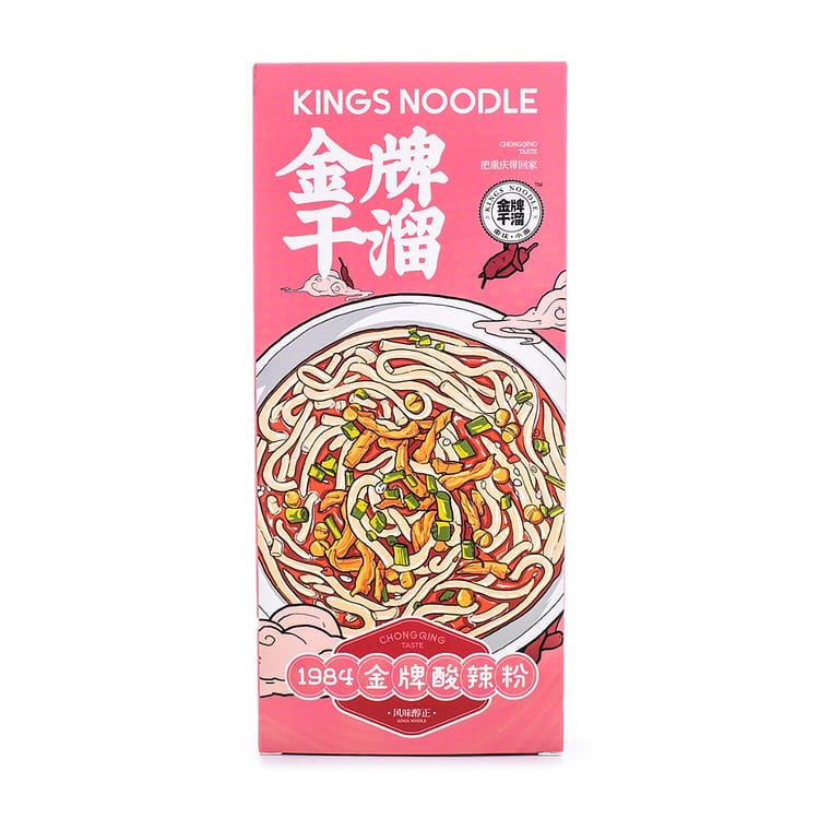 Kings Noodle 1984 酸辣粉 激辛極太春雨 - Weee!