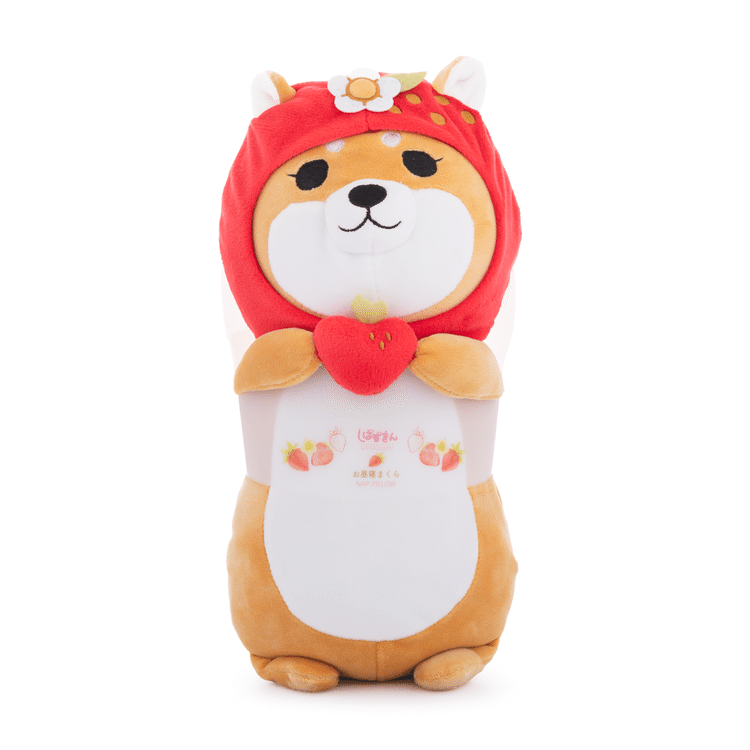 Honyaradoh Shiba Zukin Napping Small Pillow, Strawberry scent - Weee!