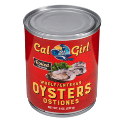 California Girl Whole Oysters 8 oz