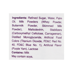 Sunrise Sweetened Condensed Creamer, Purple Yam (Ube) Flavor 390 g