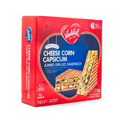 Vadilal Cheese Corn & Capsicum Jumbo Grilled Sandwich 340 g