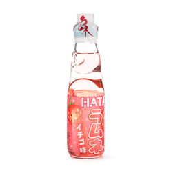 Hata Ramune Japanese Soda Strawberry Flavor 200 ml