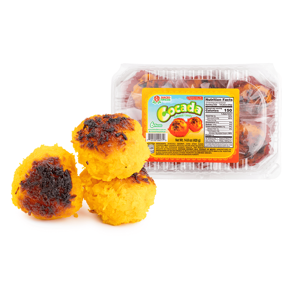 Dulces Tipicos Cocada Doce de Coco 14.8 oz