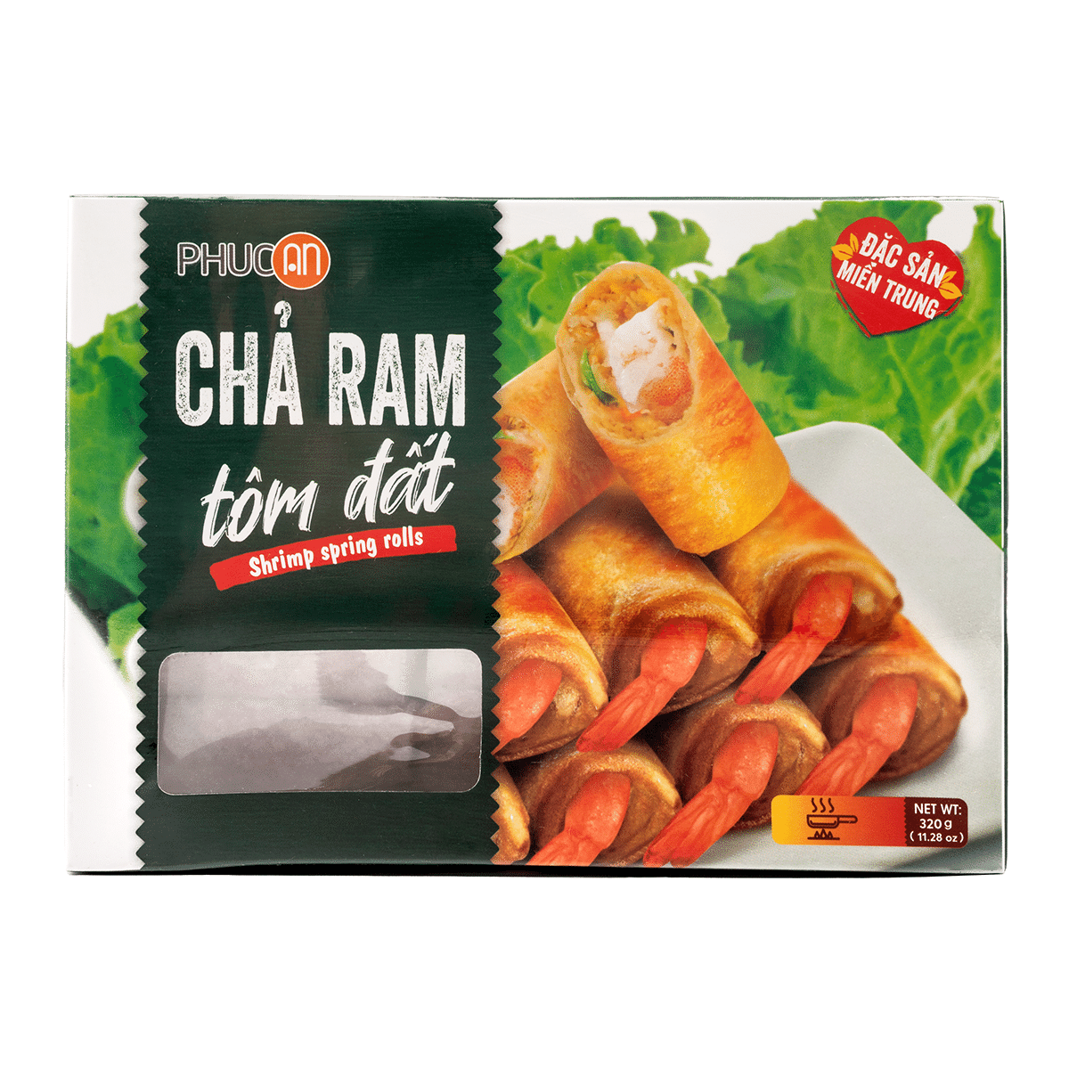 Phuc An 새우 춘권 냉동 320 그램