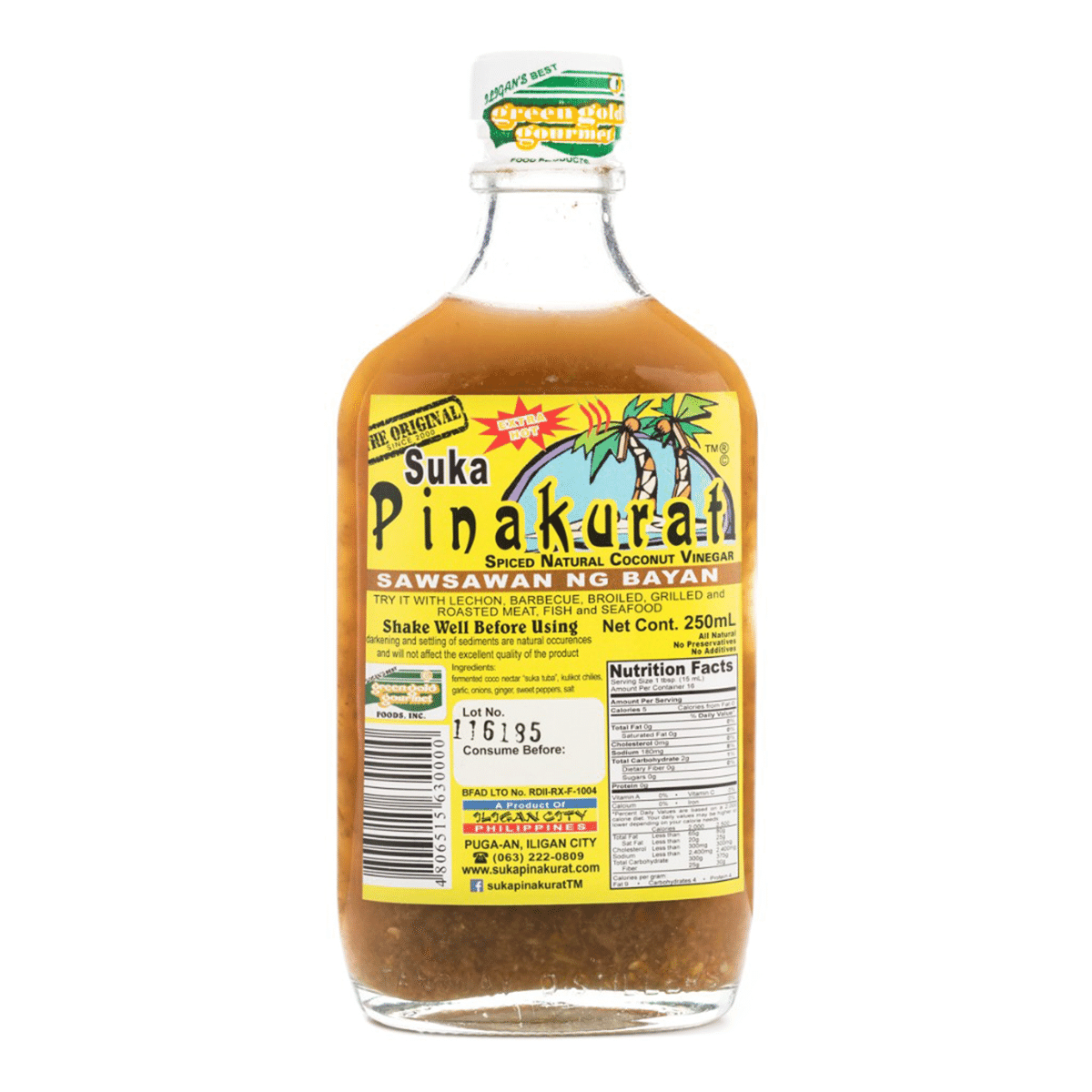 Sukang Pinakurat 香辣天然椰子醋 8.5 盎司