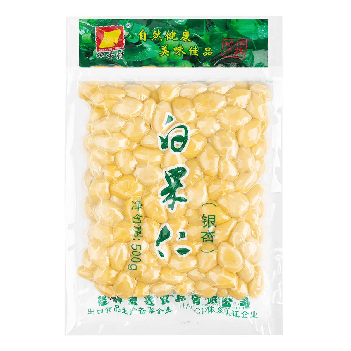Yinxincun Cooked Ginkgo Nuts 500 g