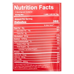 Meizhou Dongpo Spicy Pork Sausage 7 oz