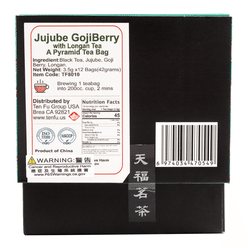 Tenfu's 구기자 대추 차 12팩 36 그램