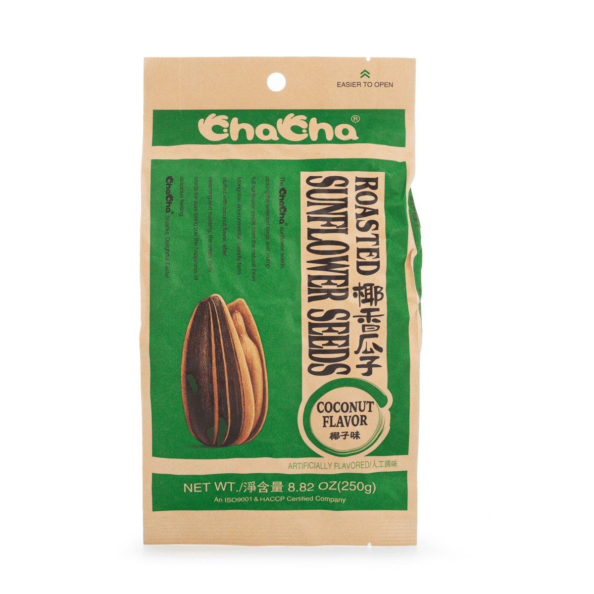 Cha Cha 해바라기씨 코코넛맛 250 그램*18 팩