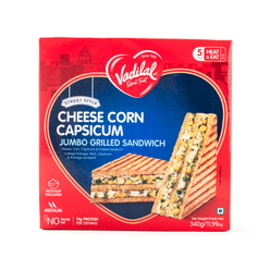 Vadilal Cheese Corn & Capsicum Jumbo Grilled Sandwich 340 g