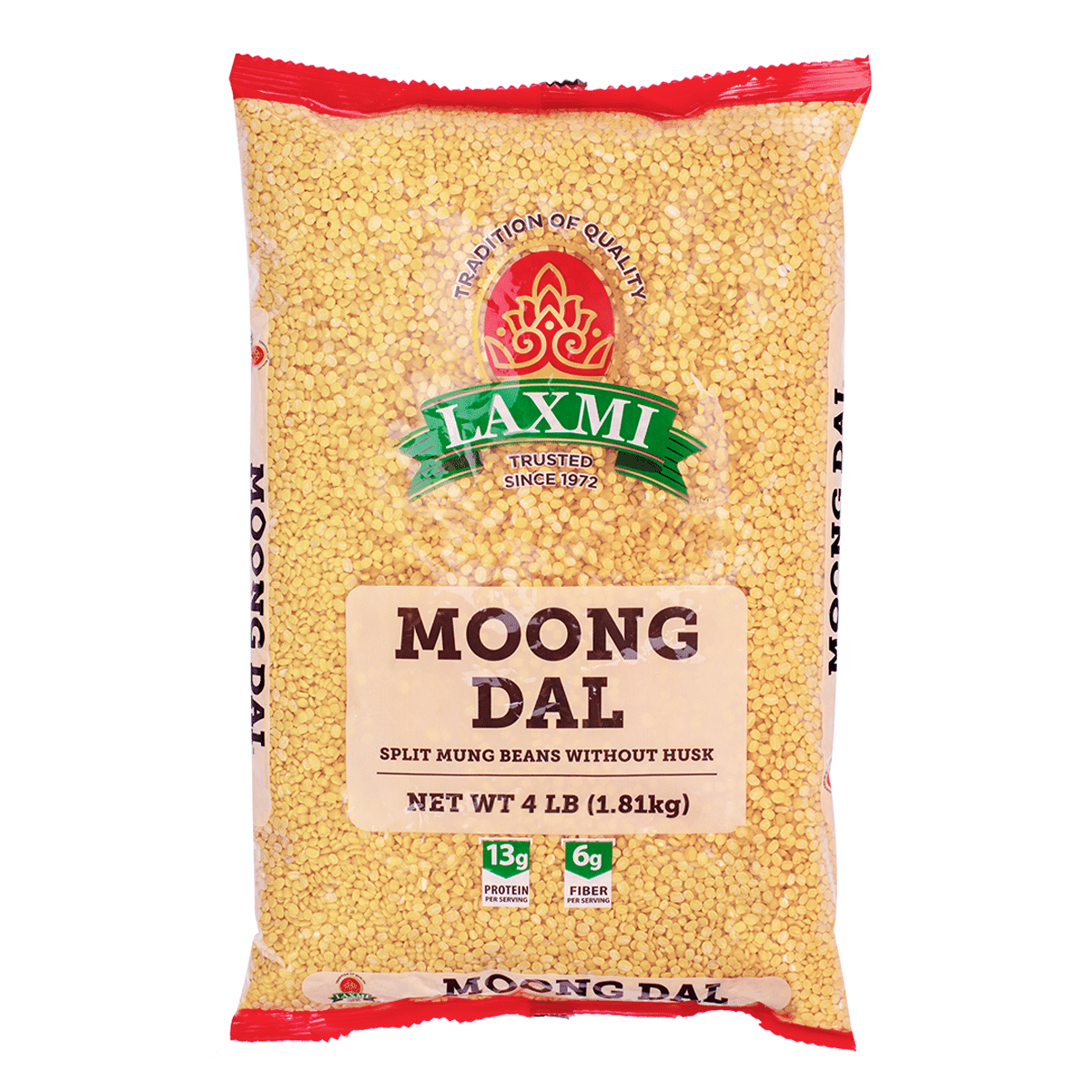 Laxmi 뭉 달(깐 녹두콩) 4 파운드*10 팩