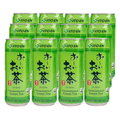 Itoen Oi Ocha Green Tea Unsweetened Case Sell (12cans) 10.6 액량 온스