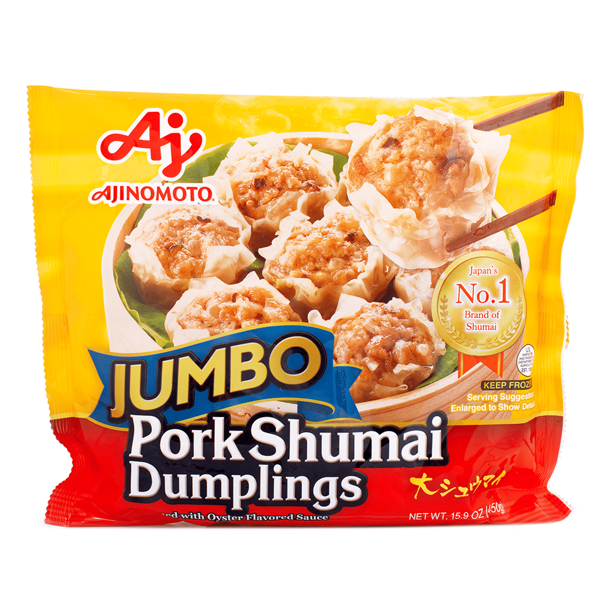 Xíu Mại Nhân Thịt Heo Ajinomoto, Cỡ Lớn, Đông Lạnh 450 g