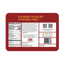 Chunwei Cooked Pickled Chicken Feet 10.5 oz