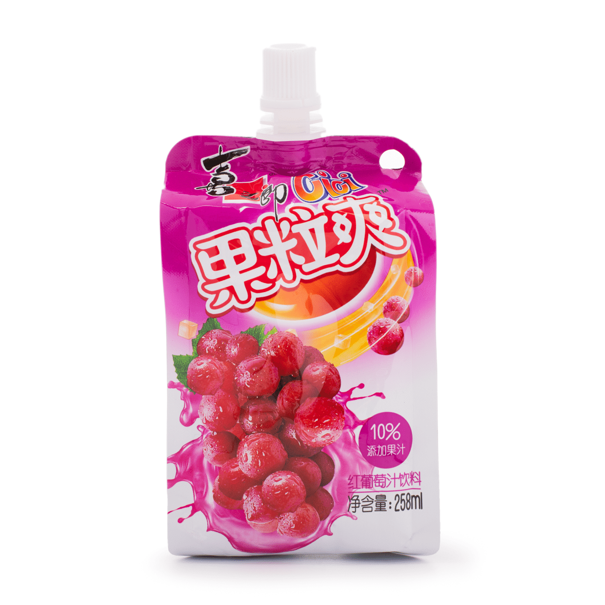 Strong Food ซีซี เครื่องดื่มเยลลี่ผลไม้ รสองุ่น 8.72 oz