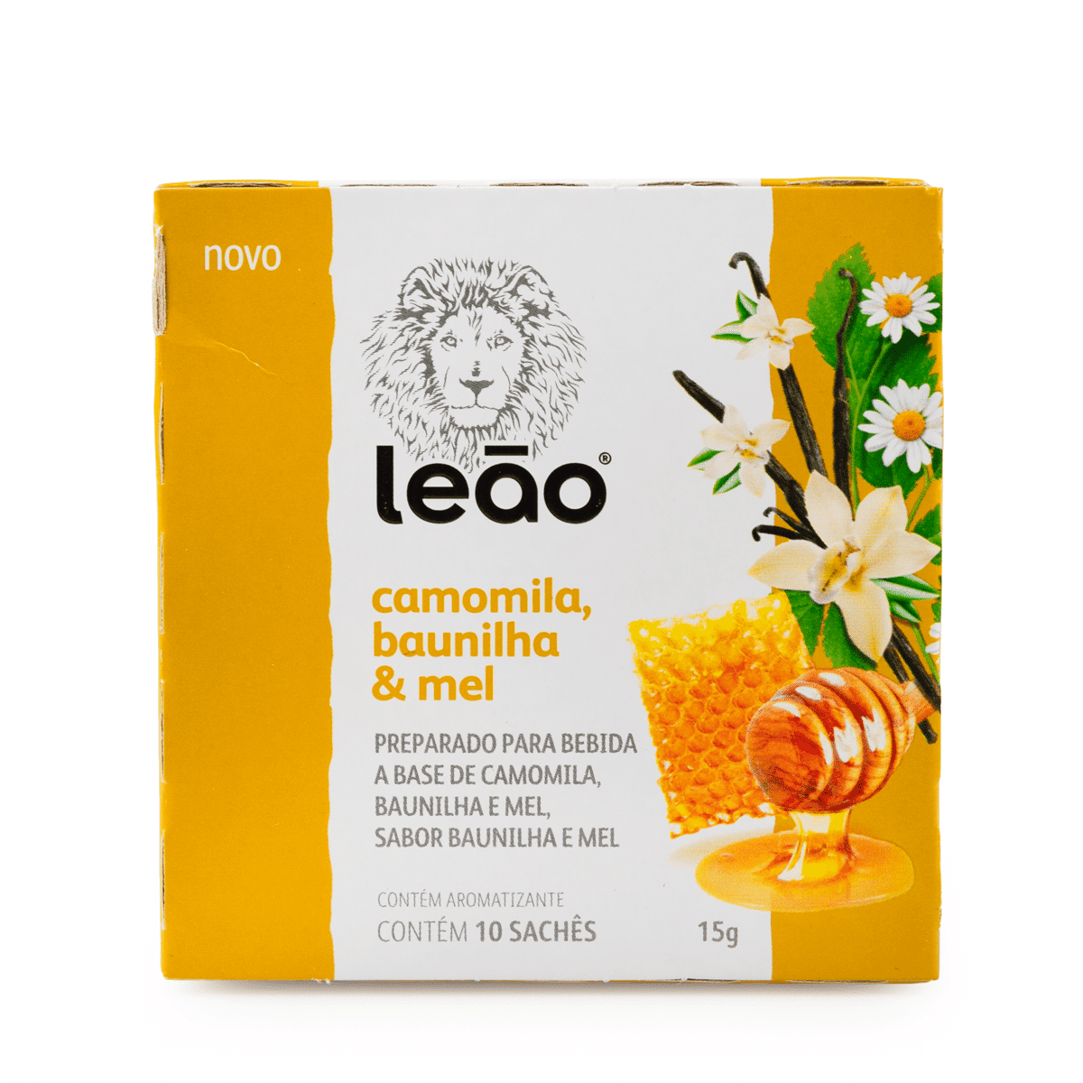 Leão Mate Tea – Chamomile, Vanilla and Honey 15 g