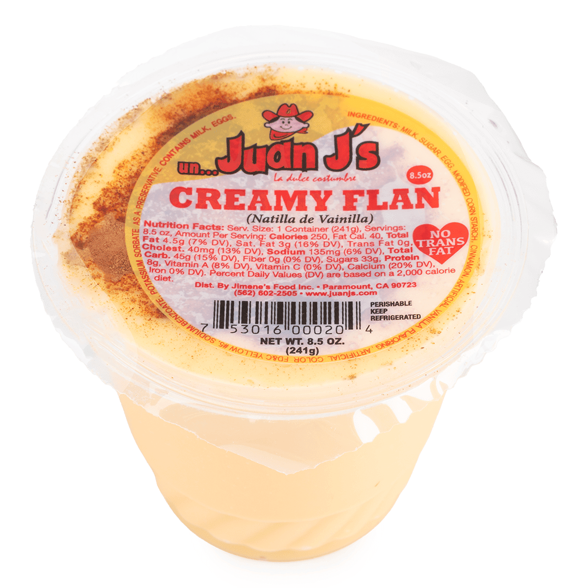 Juan J's Creamy Flan 8.5 oz