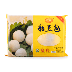 Zai Qi 냉동 찹쌀 단팥앙금 찜떡 500 그램