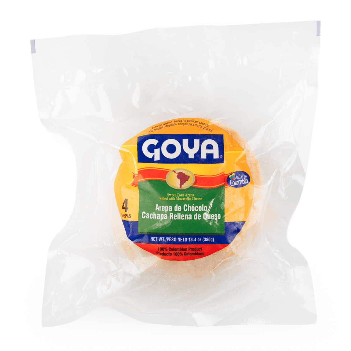 Goya 스위트콘 아레파 모차렐라 치즈 필링 380 그램