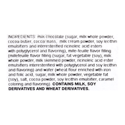 Cacau Show Puff Pastry Cream Milk Chocolate 130 g